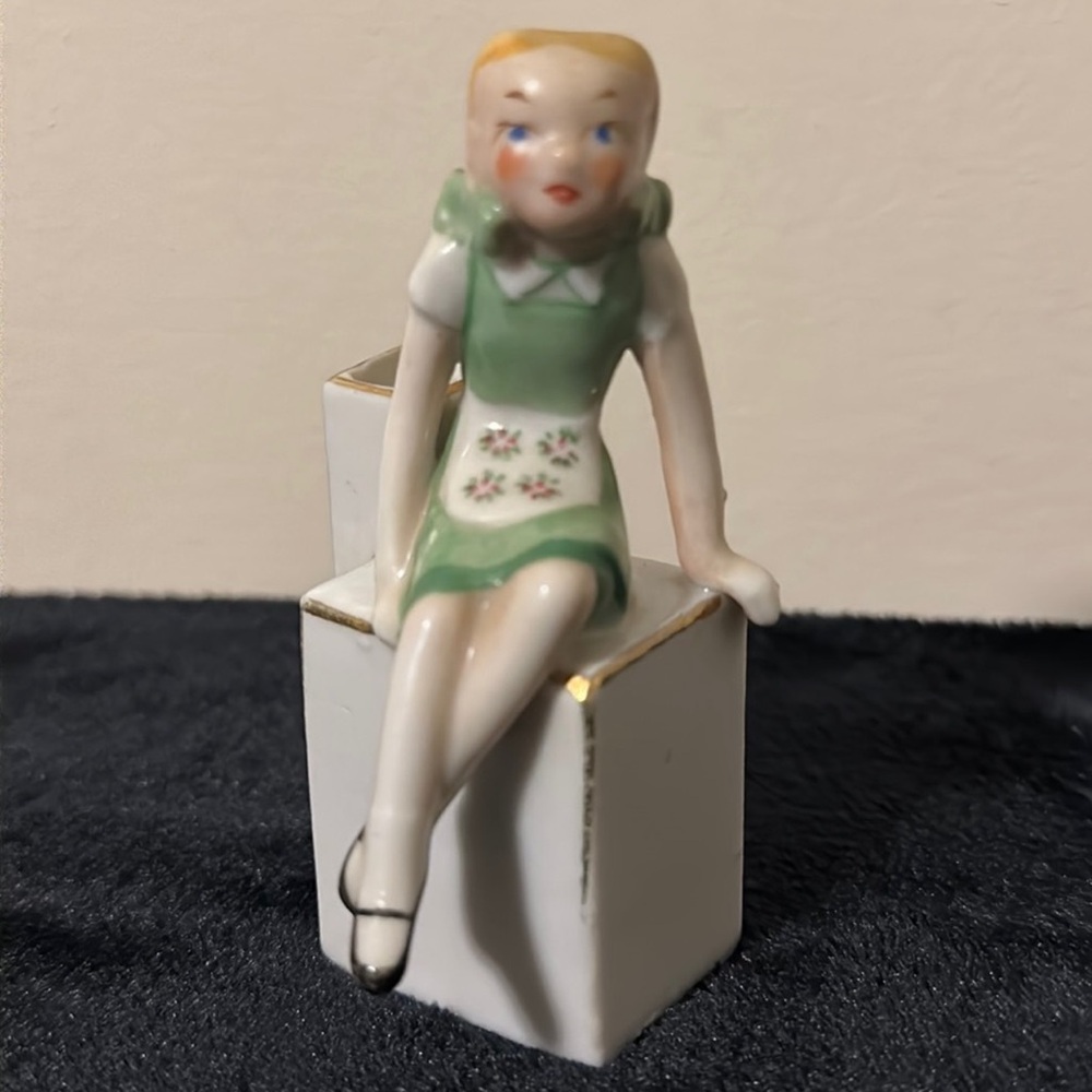 Vintage 1960’s Girl Toothpick Holder
